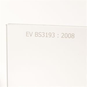 Midterste ovnlågeglas til Asko ovn -  EV BS3193 : 2008.
